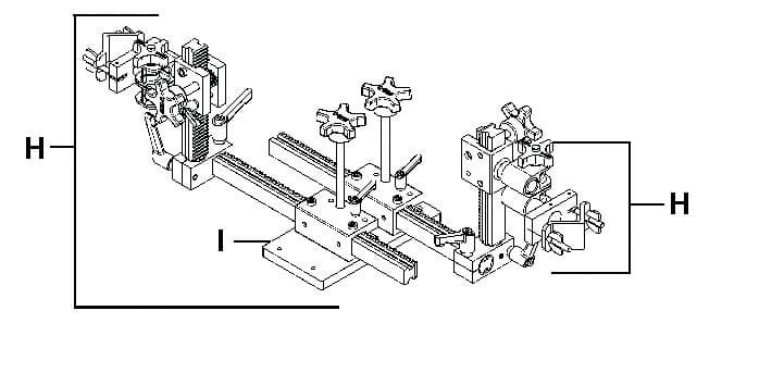 Image of Hitsauspolttimenpidin kahdelle polttimelle MDS-1075