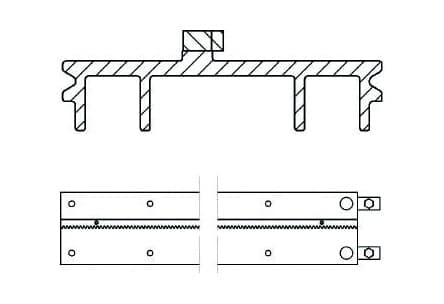 Image of Jäykkä kisko Heavy Duty ARR-1085