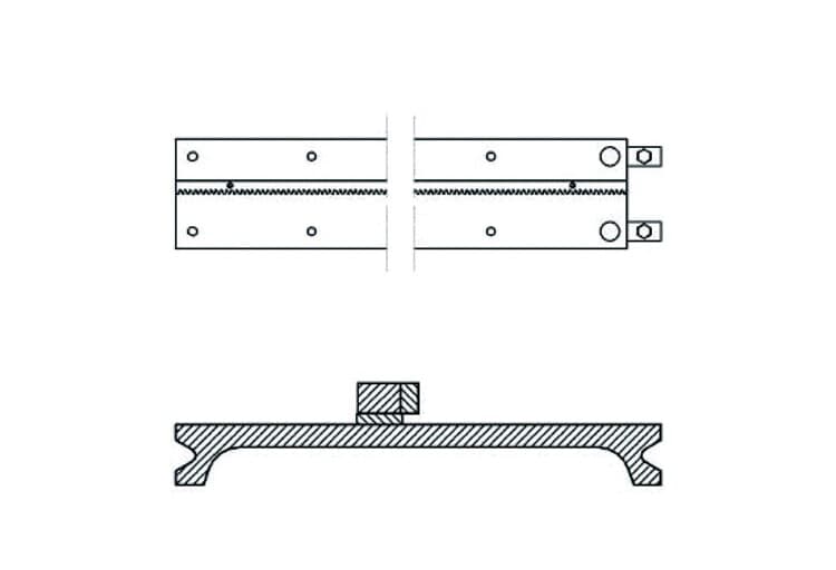 Image of Puolitaipuisa kisko Semi-flex AFR-3000