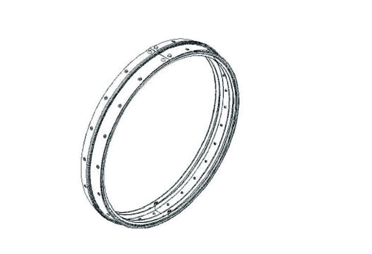 Image of Esitaivutettu kehäkisko Ring rail BRR-1180